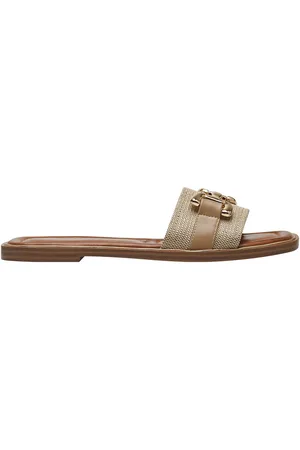 Tamaris Mules Plates Bout Carré
