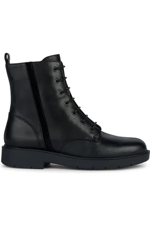 Geox Boots Cuir À Lacets Spherica Ec1