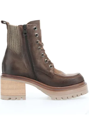 Mjus Boots Lacées Et Élastiquées Sur Talon Cuir