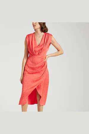 Suncoo Robe Midi Manches Courtes Chona