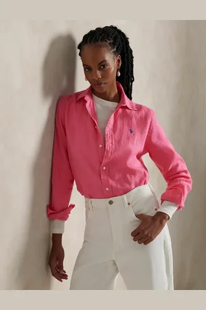 Ralph Lauren Chemise En Lin Manches Longues