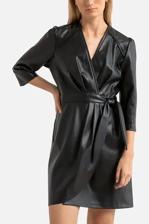 Suncoo Robe Portefeuille Aspect Enduit Cherry