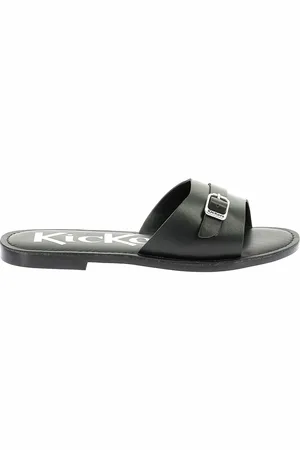Kickers Mules En Cuir Kick Diwana