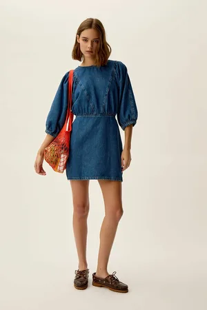 Des Petits Hauts Robe En Jean Courte Landry