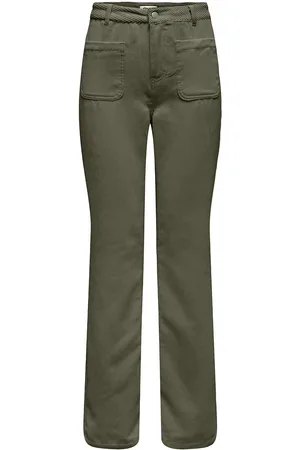 ONLY Pantalon Bootcut Taille Haute