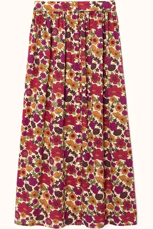 Apaches Collections Jupe Longue Boutonnée Imprimé Floral Neela