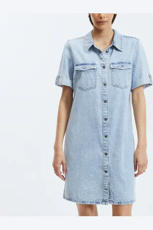 VERO MODA Robe Chemise En Jean