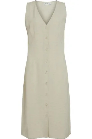 VILA Robe Midi Sans Manches