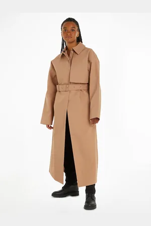 Calvin Klein Trench Long Ceinturé