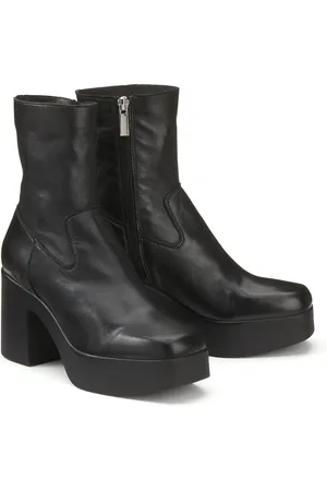 Minelli Bottines Cuir À Talon Et Plateforme