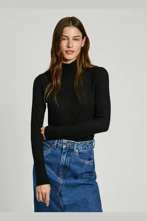 Pepe Jeans T-shirt Col Roulé Manches Longues Flory