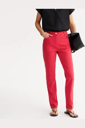ANNE WEYBURN Pantalon Droit 5 Poches Coton Stretch