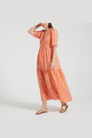 See u soon Robe Longue Imprimée Col V
