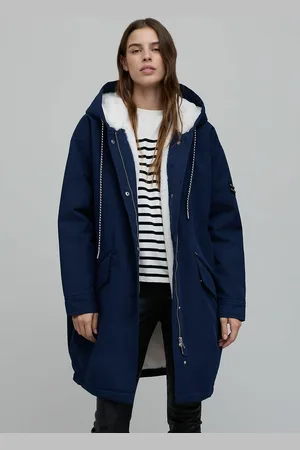 IKKS Parka Fourrée Badge Chevrons