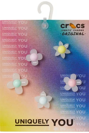 Crocs Lot De 5 Jibbitz Fleurs Irisées