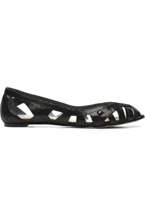 Jonak Ballerines Ajourées En Cuir Deray
