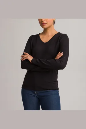 ANNE WEYBURN Pull Col V Fine Maille Au Toucher Très Doux
