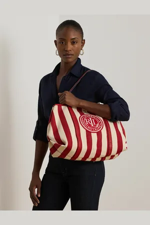 Ralph Lauren Sac Cabas Tote Bag Rayé Emerie
