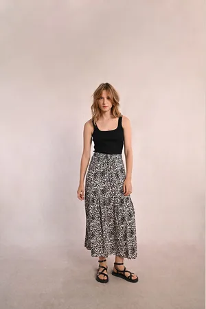 Molly Bracken Jupe Longue Imprimée