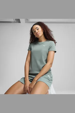 PUMA T-shirt Manches Courtes Essential Elevated Rib
