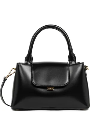 Lancaster Sac Cabas Cuir À Rabat Et Fermoir S Suave Evenly