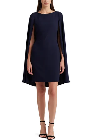 Ralph Lauren Robe Courte Cocktail Col Bateau Cape Petra