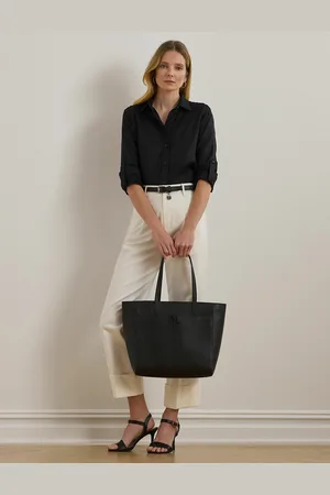 Ralph Lauren Grand Sac Cabas En Cuir Cameryn