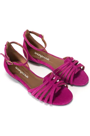 Anonymous copenhagen Sandales En Cuir Talon Plat