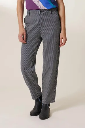 Leon & Harper Pantalon Droit À Rayures Armina