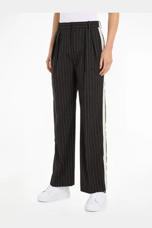 Tommy Hilfiger Pantalon À Rayures Droites Décontracté