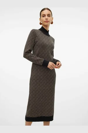 VERO MODA Robe En Maille Graphique