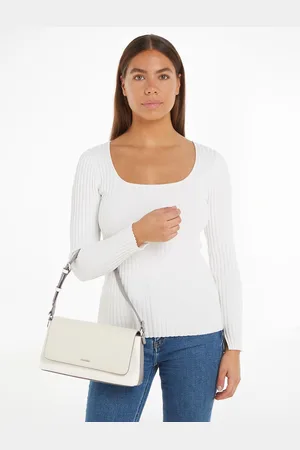 Calvin Klein Sac Besace Rabat Porté Bandoulière Et Épaule