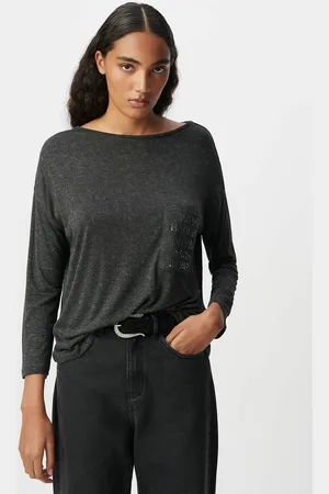IKKS T-shirt Fil Brillant Poche Message Sequins