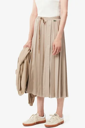 Lacoste Jupe Plissée Longue