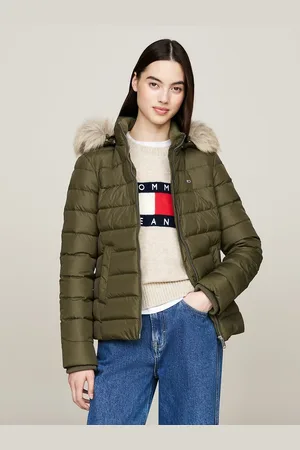 Tommy Hilfiger Doudoune Courte Zippée À Capuche