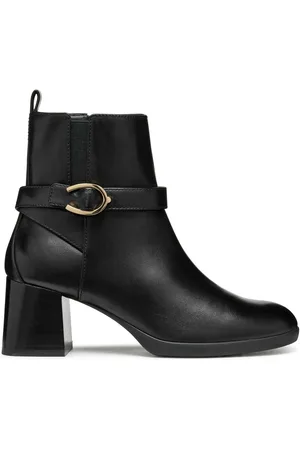 Geox Bottines À Talons Walk Pleasure 55 Cuir