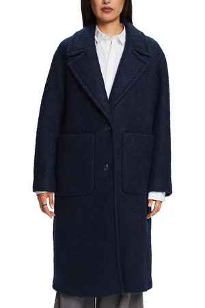 ESPRIT Manteau Long Boutonné