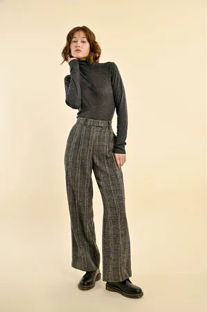 Molly Bracken Pantalon À Carreaux
