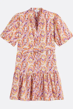 Suncoo Robe Courte Imprimée Manches Courtes Cerrone