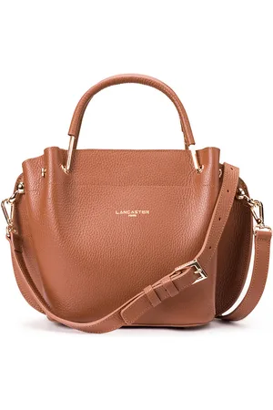 Lancaster Sac À Main En Cuir Grainé Louisa Foulonne Double