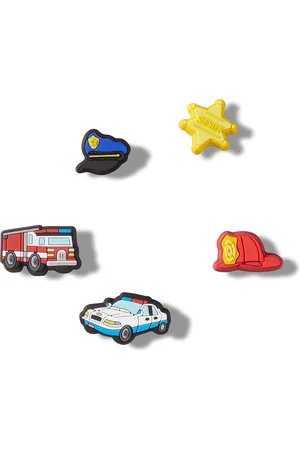 Crocs Lot De 5 Jibbitz Pompier & Policier