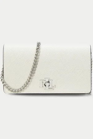 Ralph Lauren Sac Pochette En Cuir À Bandoulière Chaîne