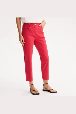 ANNE WEYBURN Pantalon Droit 7/8ème Coton Stretch