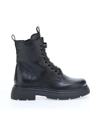 Mjus Boots Lacées En Cuir Avec Bout En Métal