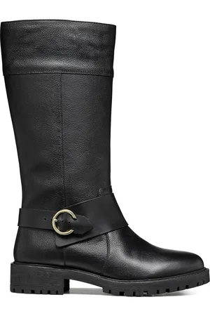 Geox Bottes Biker En Cuir Hoara