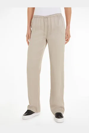 Calvin Klein Pantalon Large Satiné