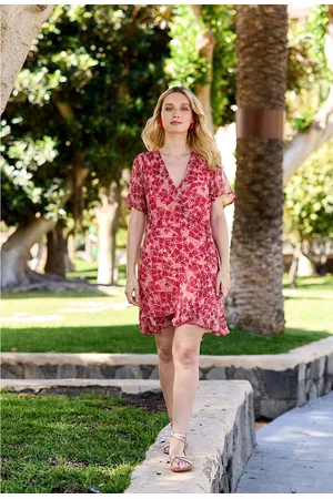 La Petite Etoile Robe Courte Portefeuille Imprimée Resia