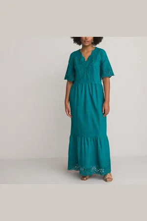 ANNE WEYBURN Robe Évasée Longue Broderie Anglaise