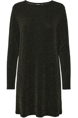 Pieces® Robe Courte En Maille Brillante