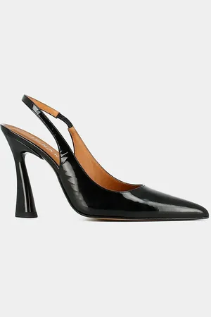 Jonak Escarpins Slingback En Cuir Vernis Dressy